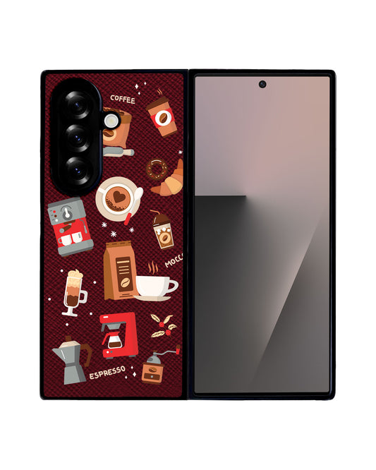 Android Flip / Fold Leather Grip - Barista