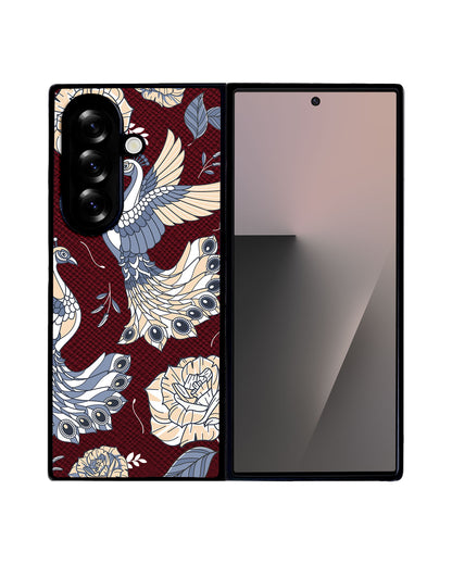 Android Flip / Fold Leather Grip - Bird of Paradise 6.0