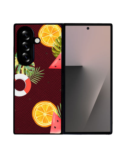 Android Flip / Fold Leather Grip - Caribbean Vibes