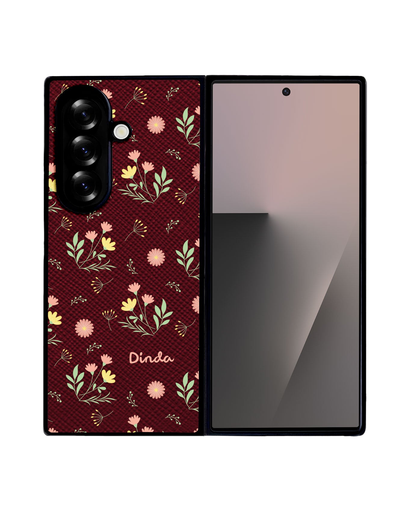 Android Flip / Fold Leather Grip - Dandelion