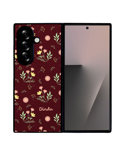 Android Flip / Fold Leather Grip - Dandelion