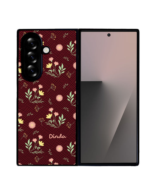 Android Flip / Fold Leather Grip - Dandelion