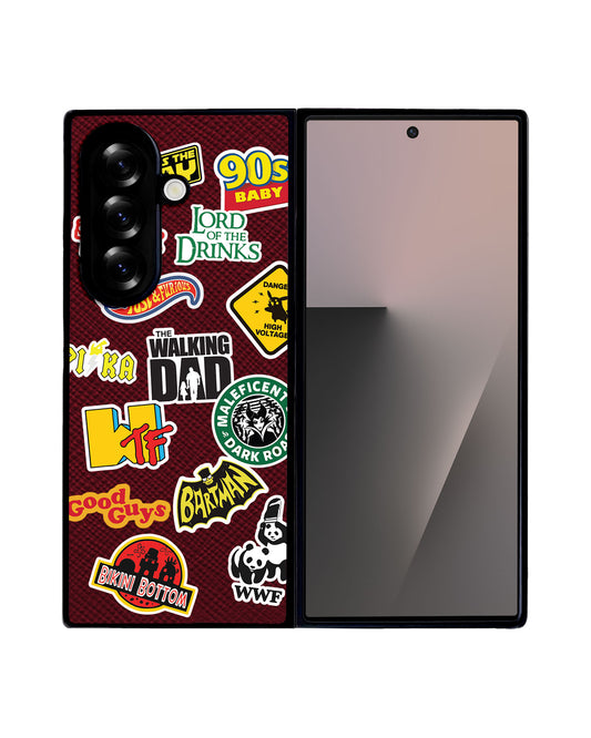 Android Flip / Fold Leather Grip - Film Parody