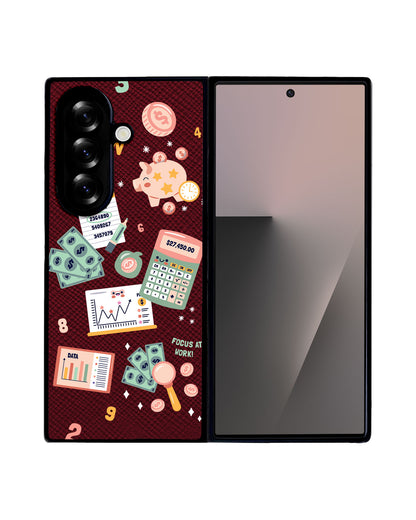 Android Flip / Fold Leather Grip - Finance