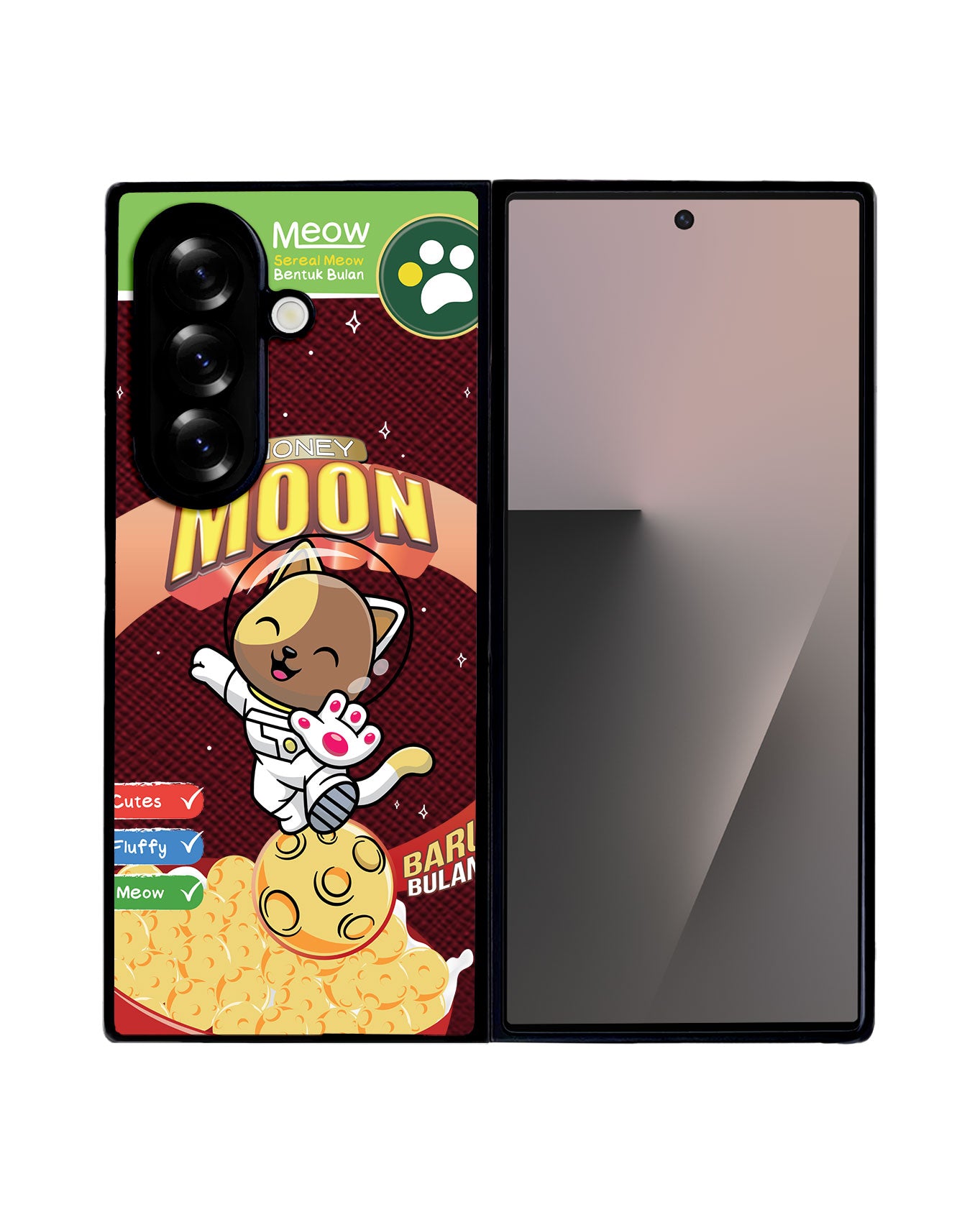 Android Flip / Fold Leather Grip - Honey Moon