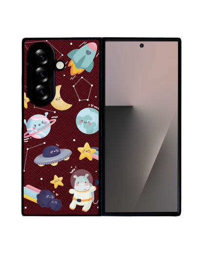 Android Flip / Fold Leather Grip - Galaxy (Artevefacts)