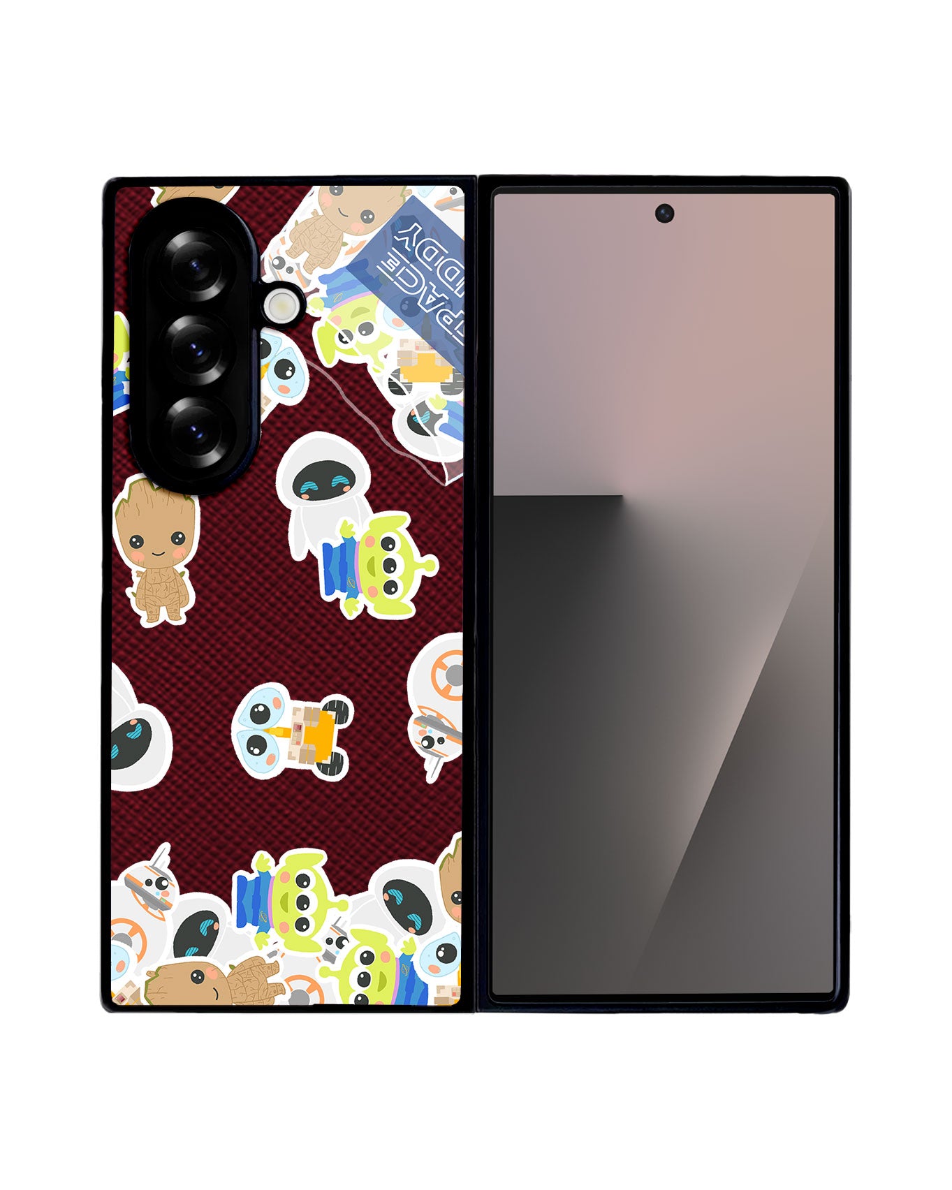 Android Flip / Fold Leather Grip - Buddy Space