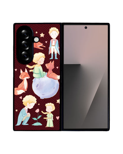 Android Flip / Fold Leather Grip - Little Prince & Fox