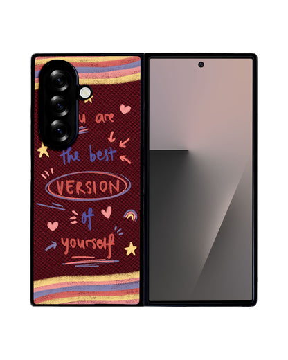 Android Flip / Fold Leather Grip - Love Yourself