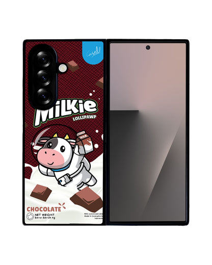 Android Flip / Fold Leather Grip - Milkie