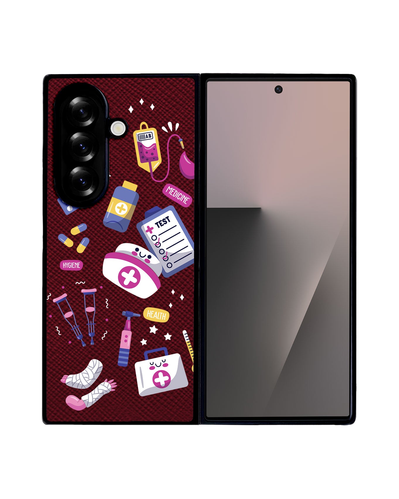 Android Flip / Fold Leather Grip - Nurse