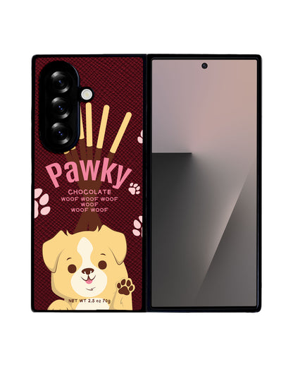 Android Flip / Fold Leather Grip - Pawky Dog