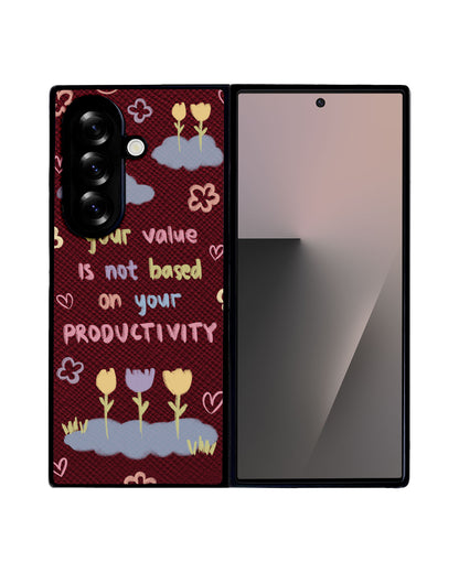 Android Flip / Fold Leather Grip - Positive Energy