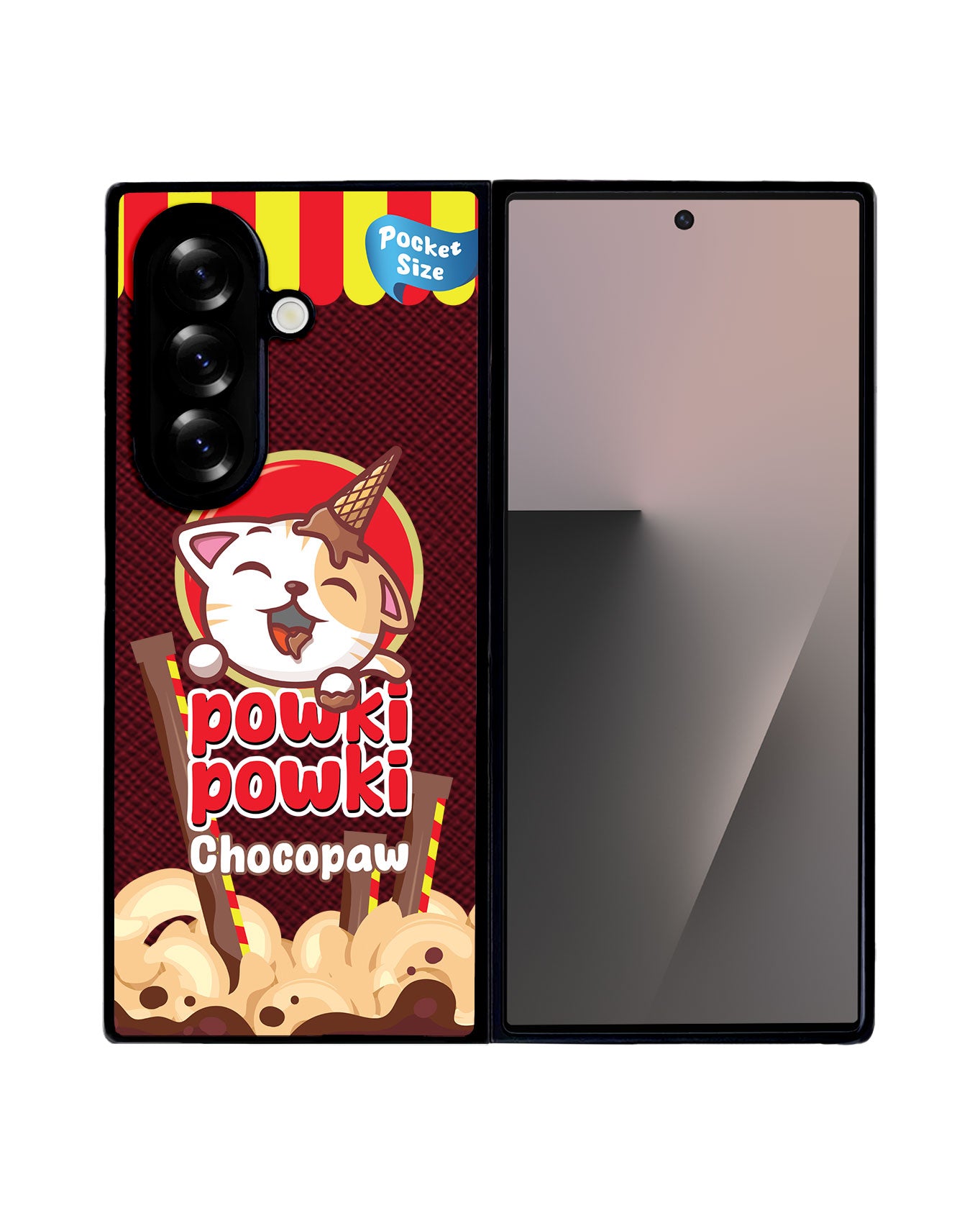 Android Flip / Fold Leather Grip - Powki Powki