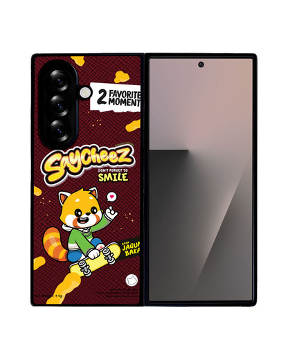 Android Flip / Fold Leather Grip - Saycheez