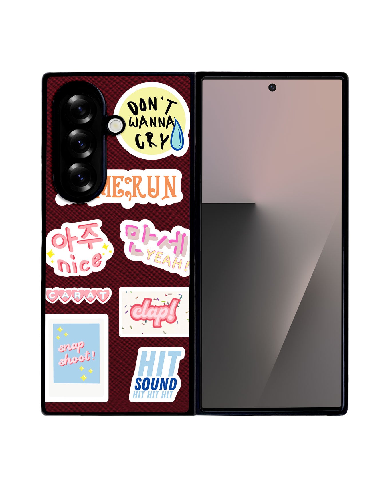Android Flip / Fold Leather Grip - Seventeen Sticker Pack