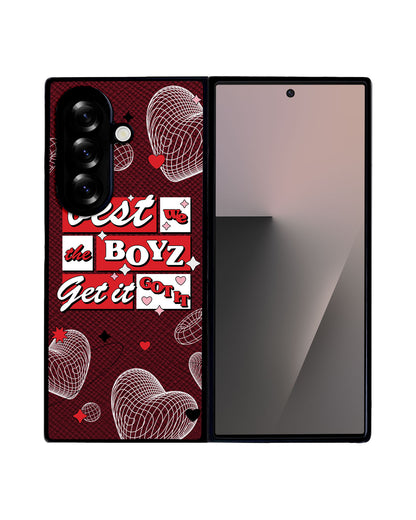 Android Flip / Fold Leather Grip - The Boyz Get It Got It