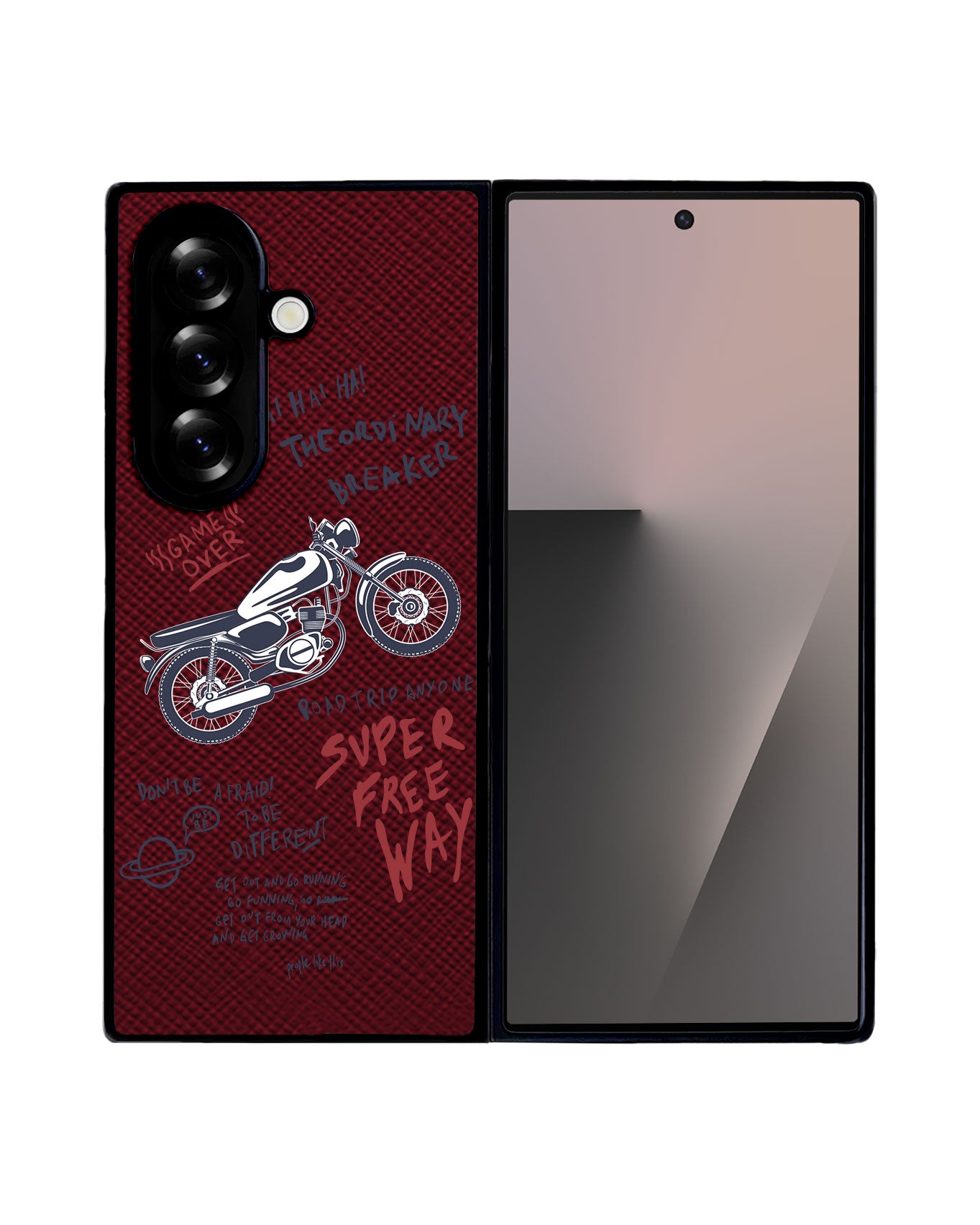 Android Flip / Fold Leather Grip - The Ordinary Breaker