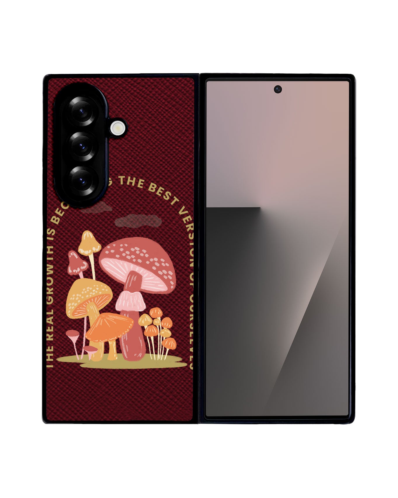 Android Flip / Fold Leather Grip - The Real Growth