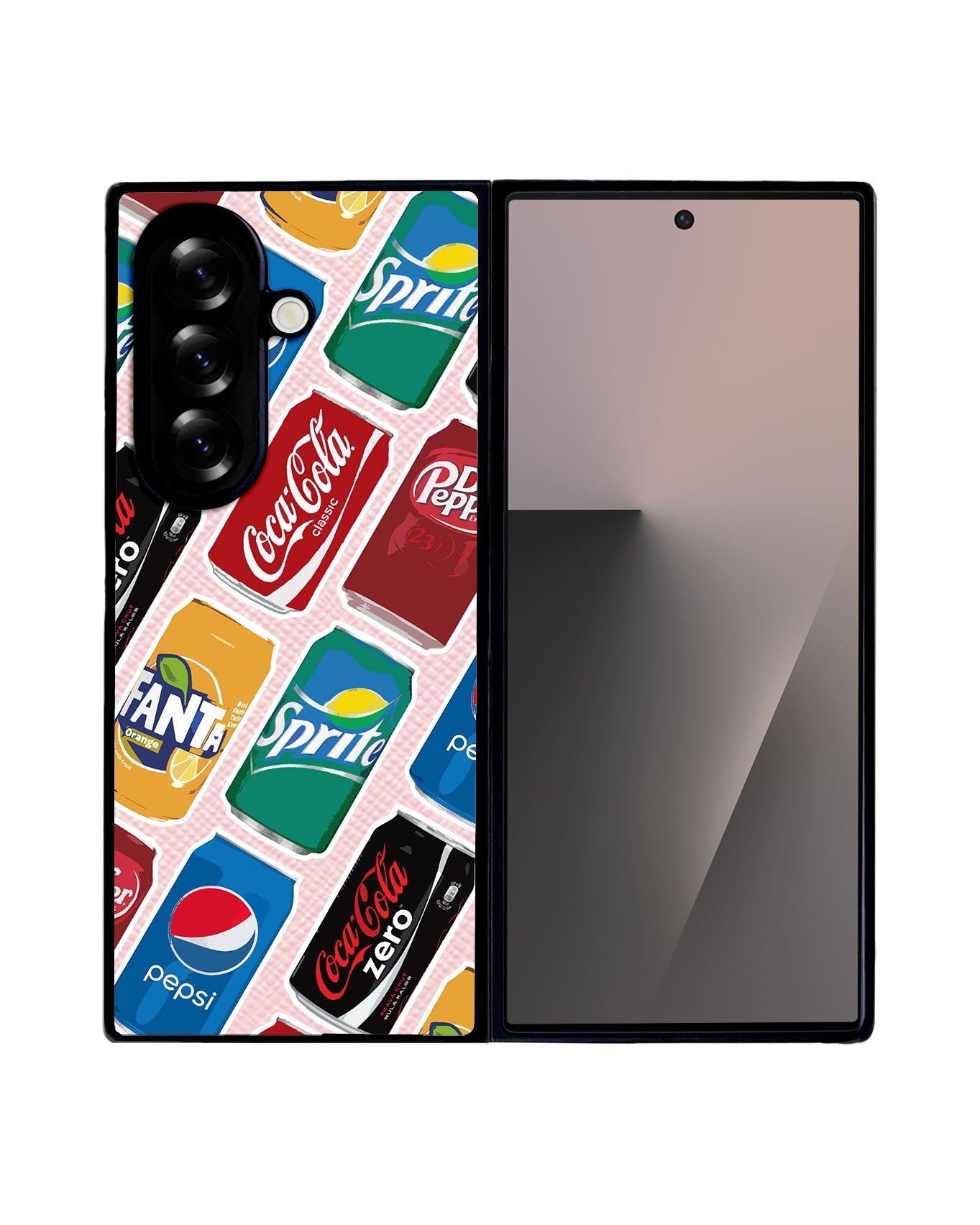 Android Flip / Fold Leather Grip - Soda