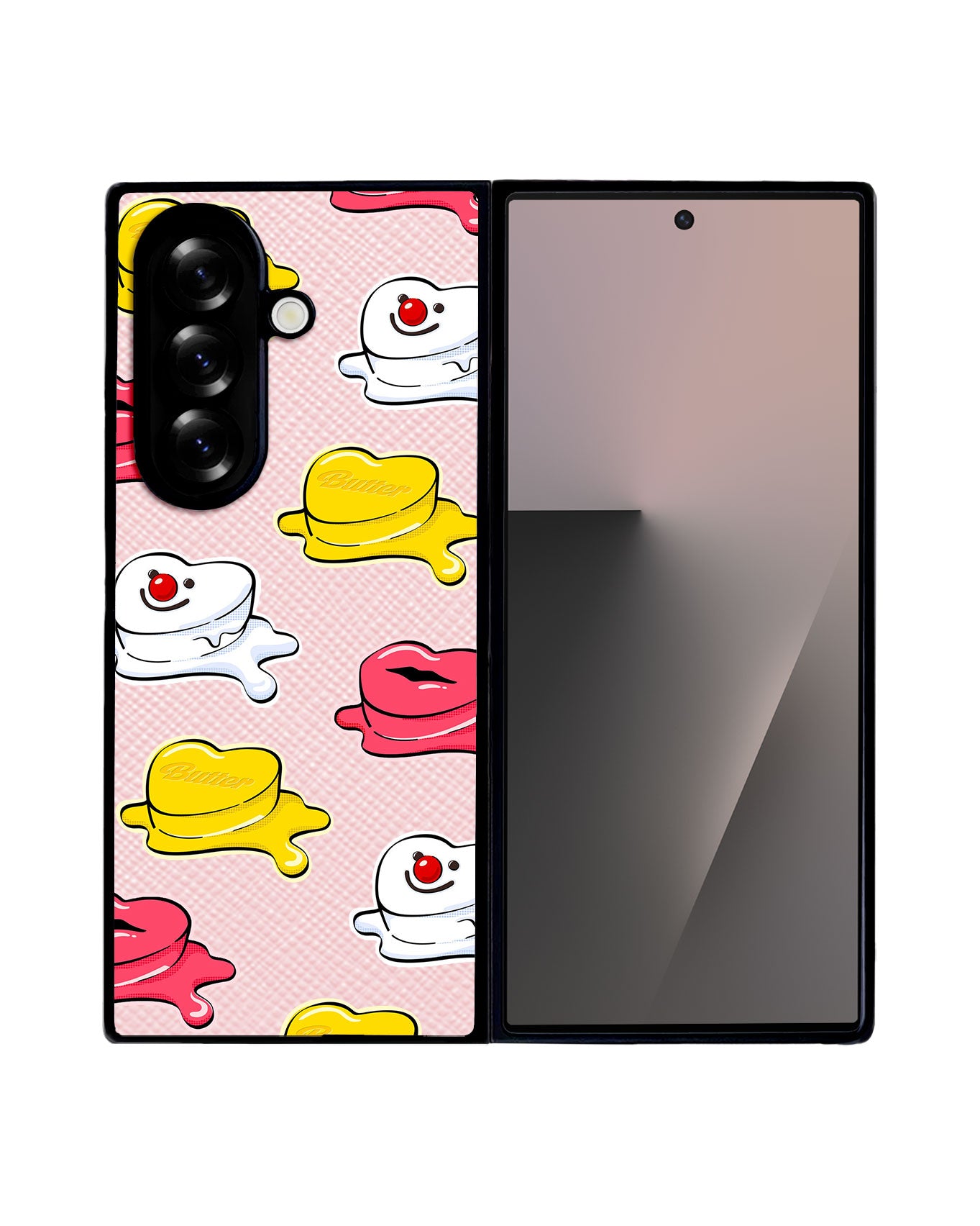 Android Flip / Fold Leather Grip - BTS Butter Sticker Pack