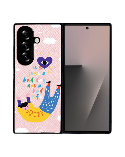 Android Flip / Fold Leather Grip - Bad Day