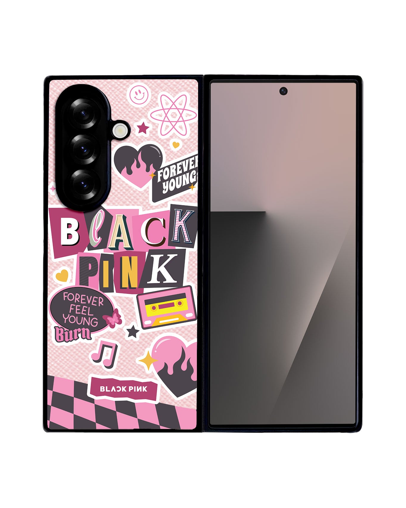 Android Flip / Fold Leather Grip - Blackpink Forever Young