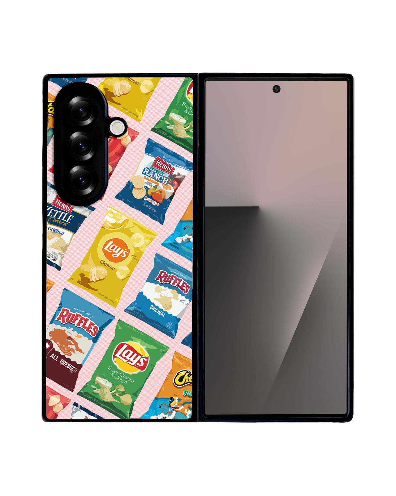 Android Flip / Fold Leather Grip - Crisps