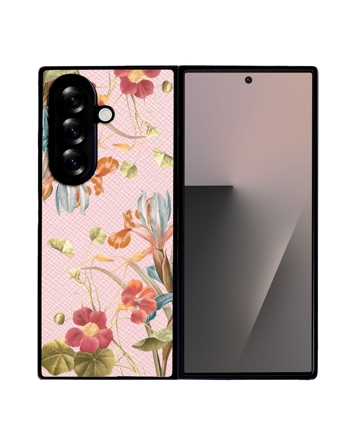 Android Flip / Fold Leather Grip - Caroline