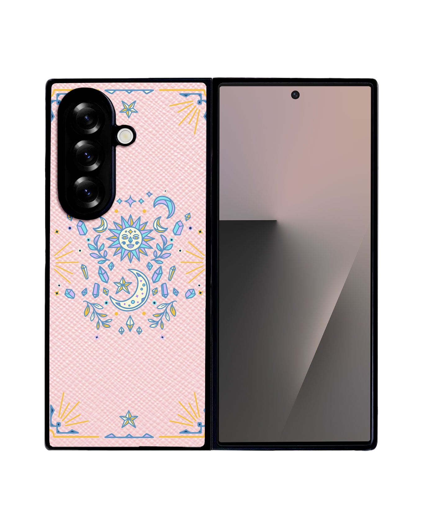 Android Flip / Fold Leather Grip - Cosmic Dream