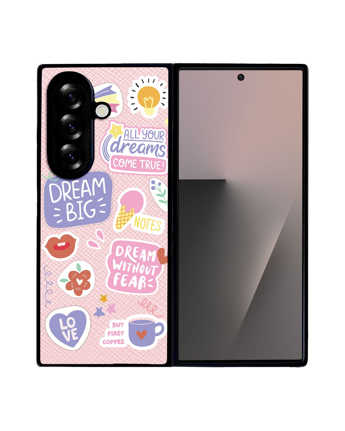 Android Flip / Fold Leather Grip - Dream Sticker Pack