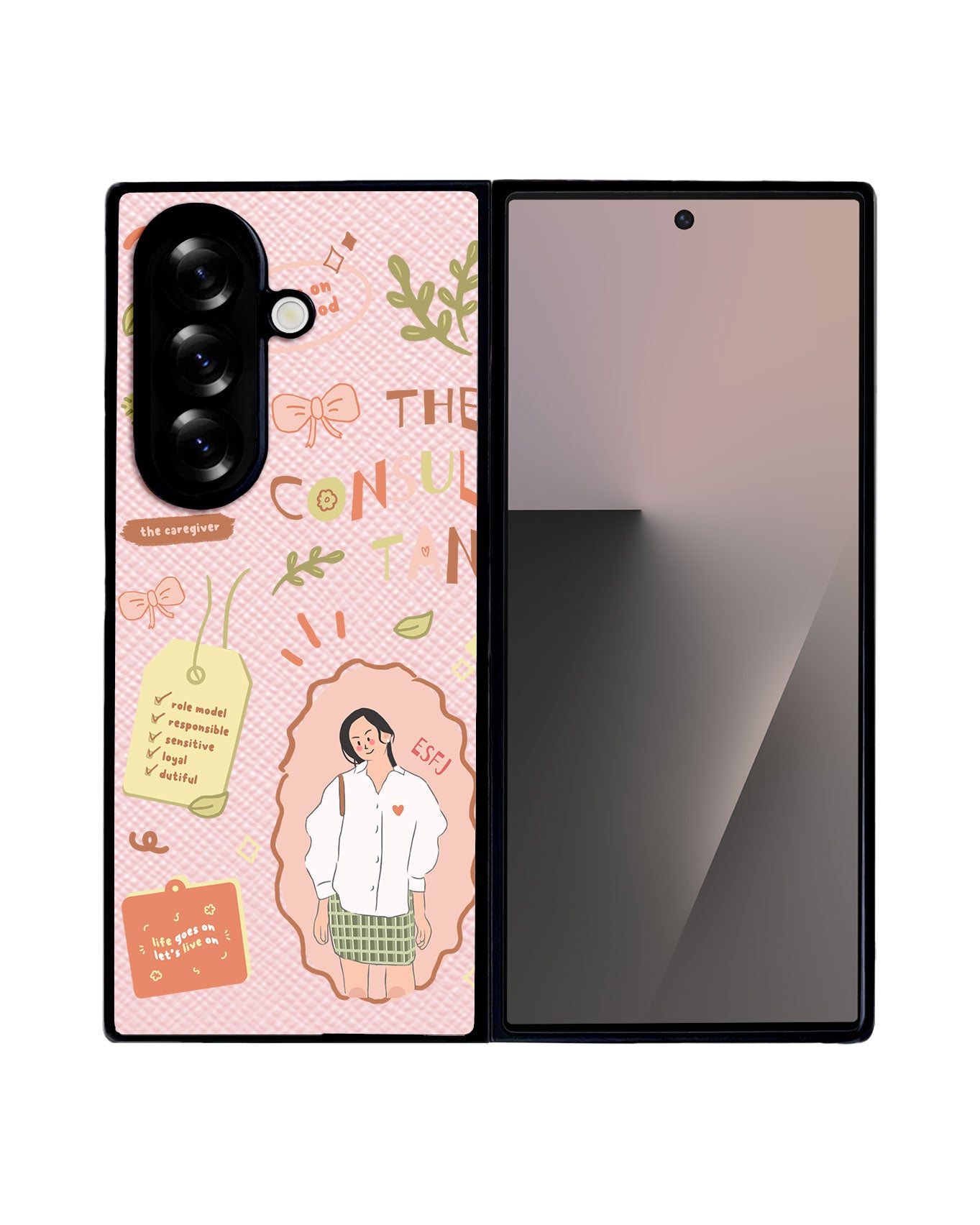 Android Flip / Fold Leather Grip - ESFJ