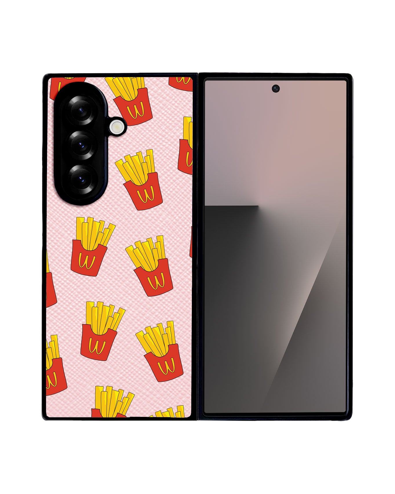 Android Flip / Fold Leather Grip - Fries 1.0