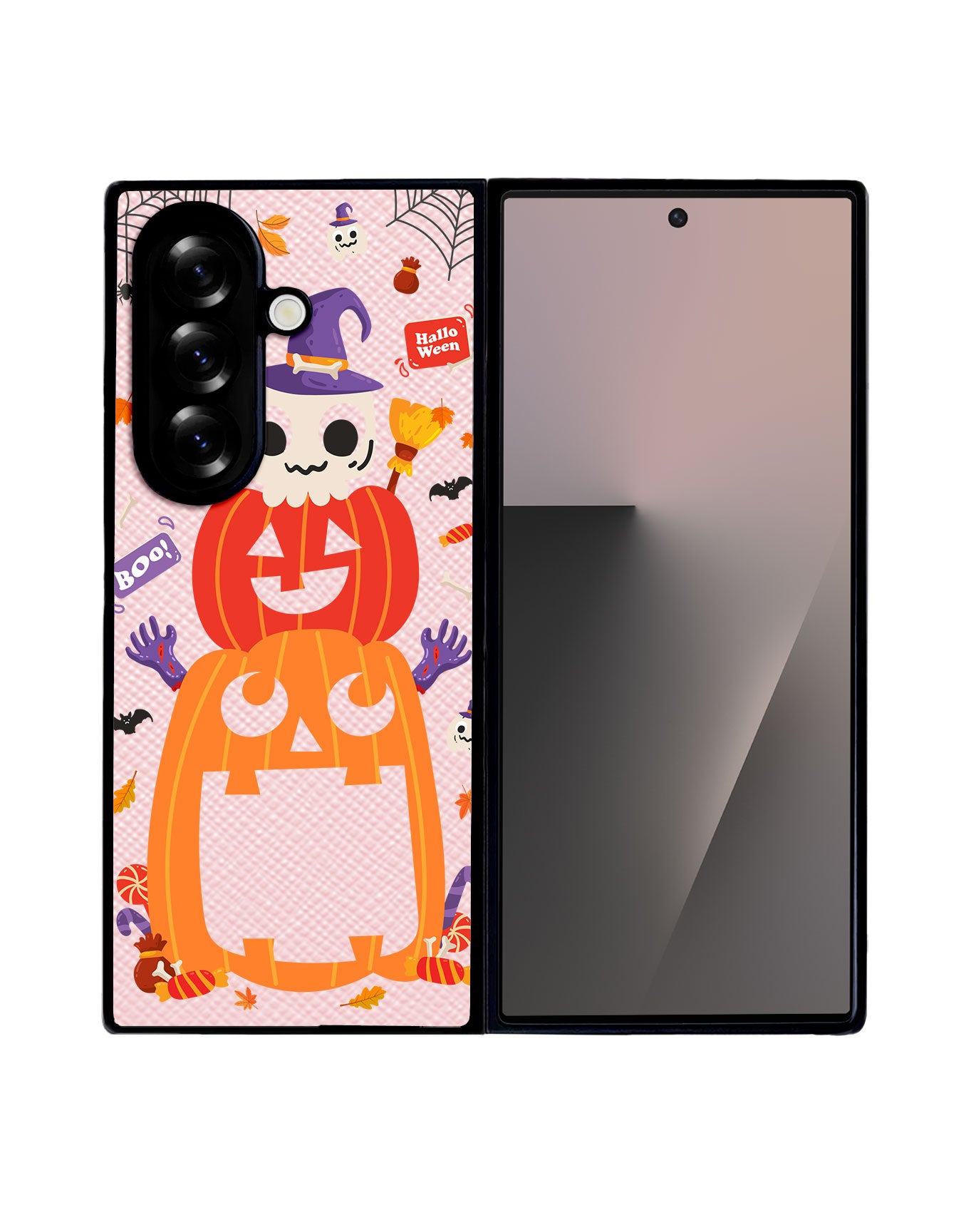 Android Flip / Fold Leather Grip - Halloween