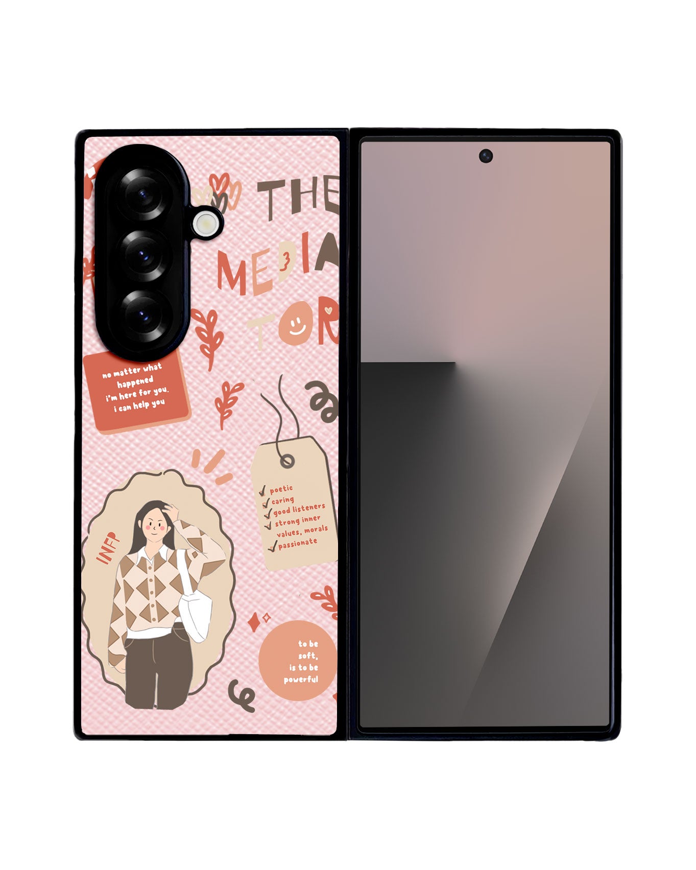 Android Flip / Fold Leather Grip - INFP