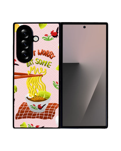 Android Flip / Fold Leather Grip - Go Eat Some Mie