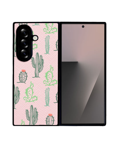 Android Flip / Fold Leather Grip - Cactus