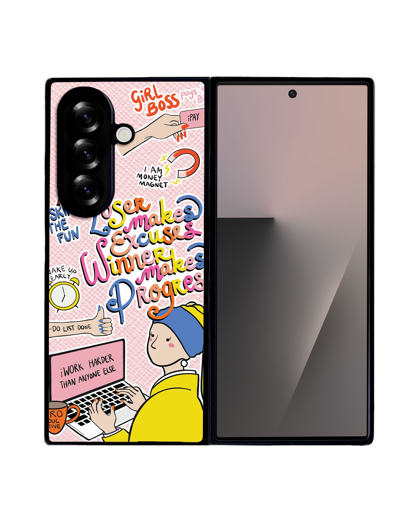 Android Flip / Fold Leather Grip - Ambitch