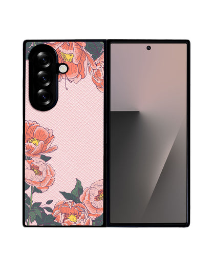Android Flip / Fold Leather Grip - Carnation 2.0