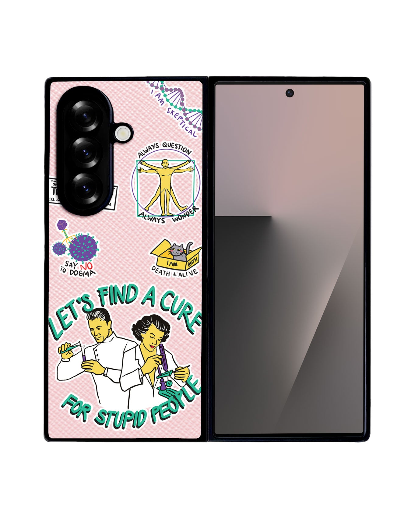 Android Flip / Fold Leather Grip - Science 2.0