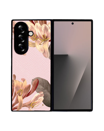 Android Flip / Fold Leather Grip - June Honey Suckle