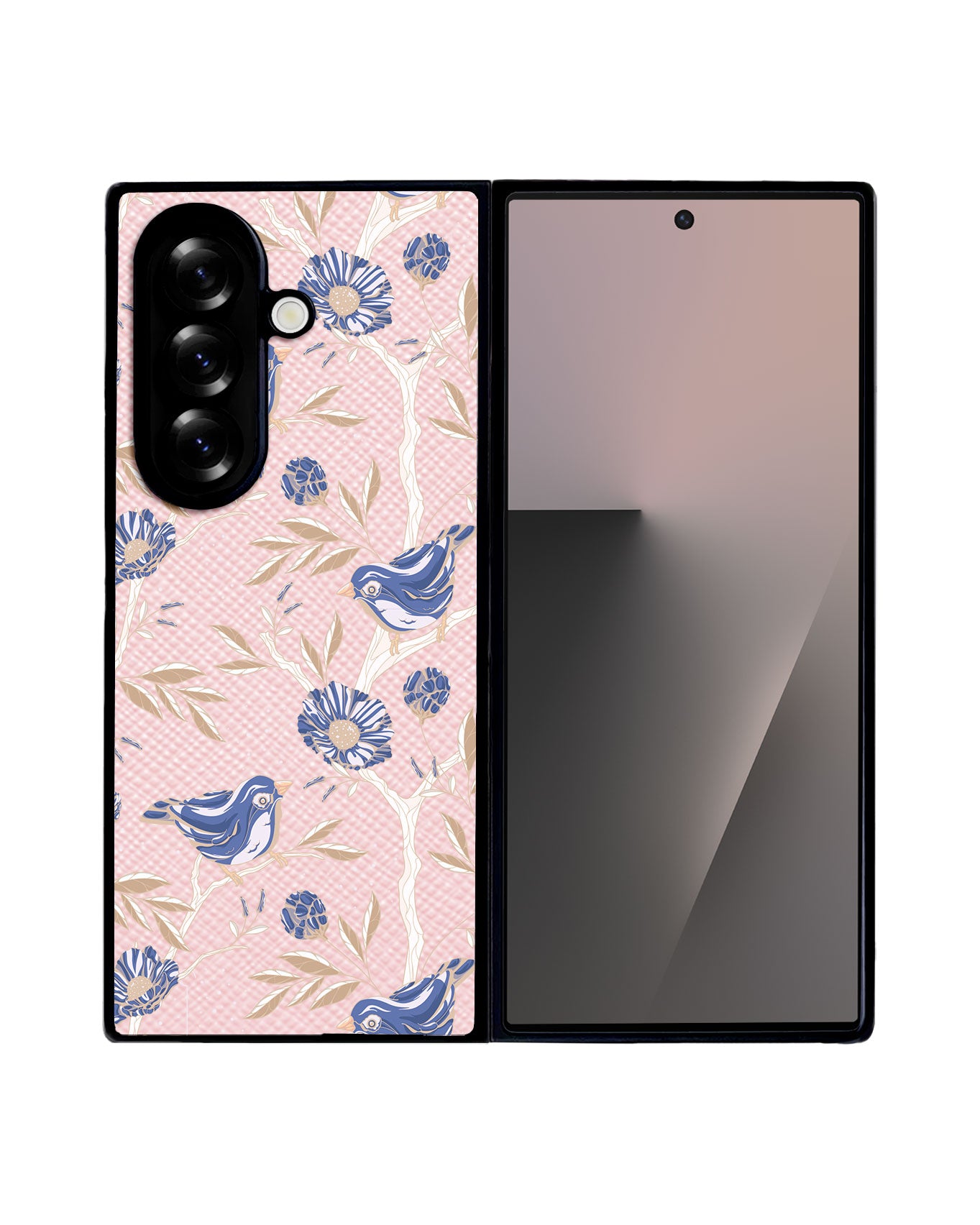 Android Flip / Fold Leather Grip - Lovebird 12.0