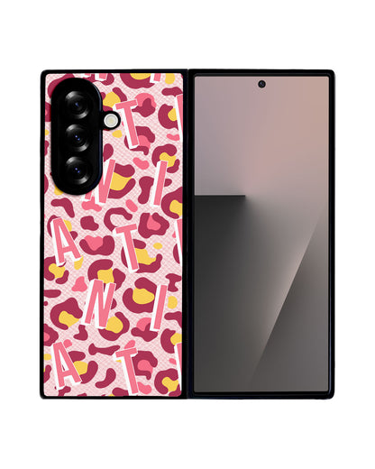 Android Flip / Fold Leather Grip - CUSTOM MONOGRAM 3.0 Leopard Monogram 3.0