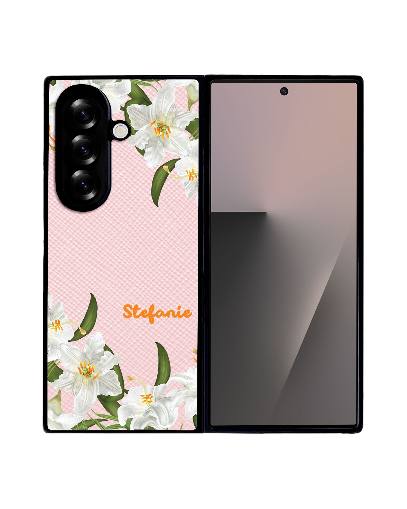 Android Flip / Fold Leather Grip - May Lily of The Valley