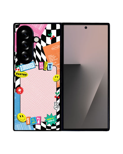 Android Flip / Fold Leather Grip - NCT 127 Photocard Frame