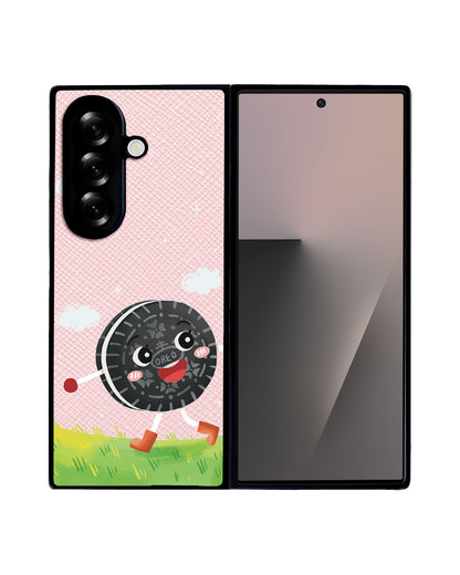 Android Flip / Fold Leather Grip - Cookies to my Milk (Couple Case)