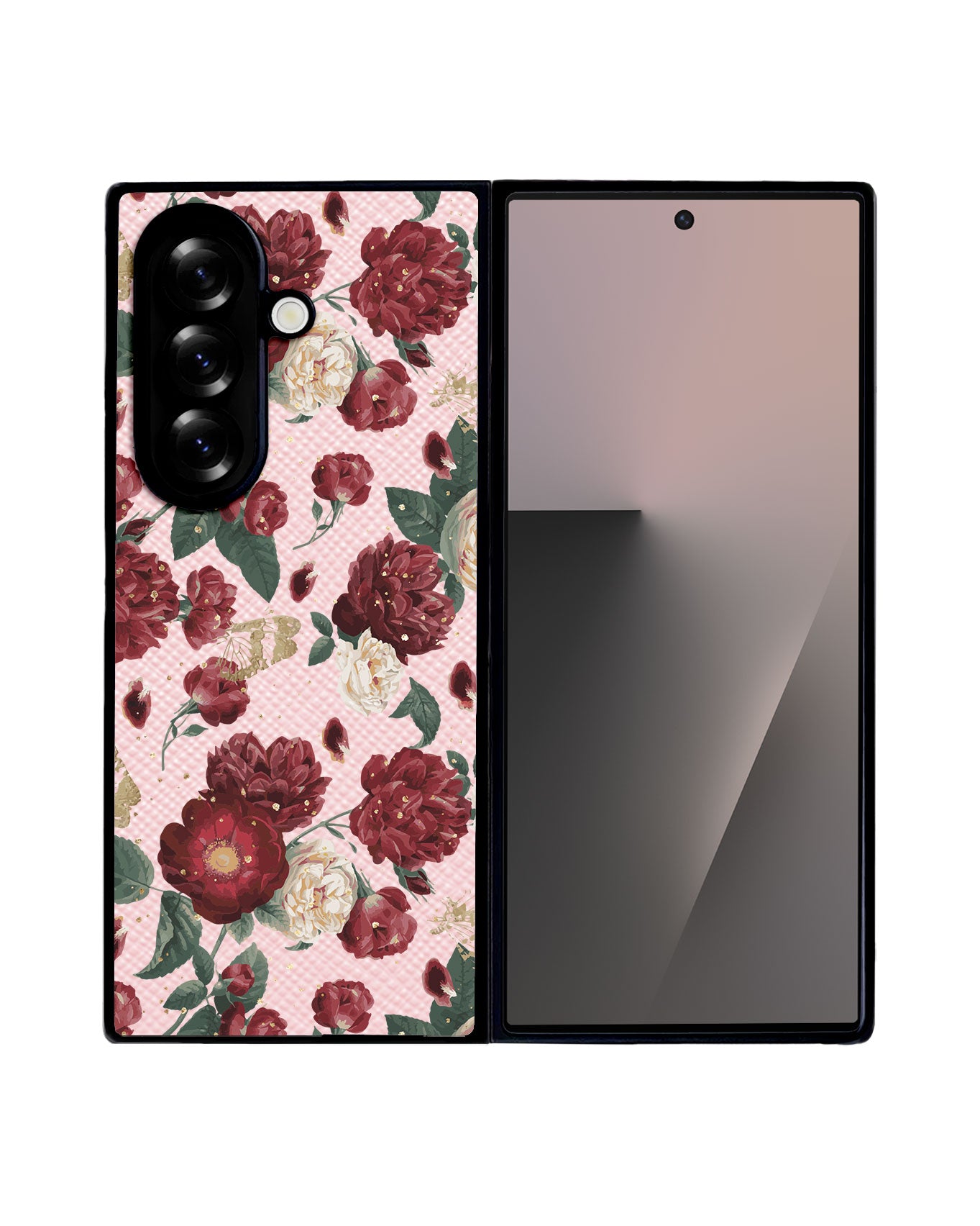 Android Flip / Fold Leather Grip - Rosalie