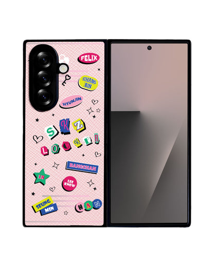 Android Flip / Fold Leather Grip - Stray Kidz Locker