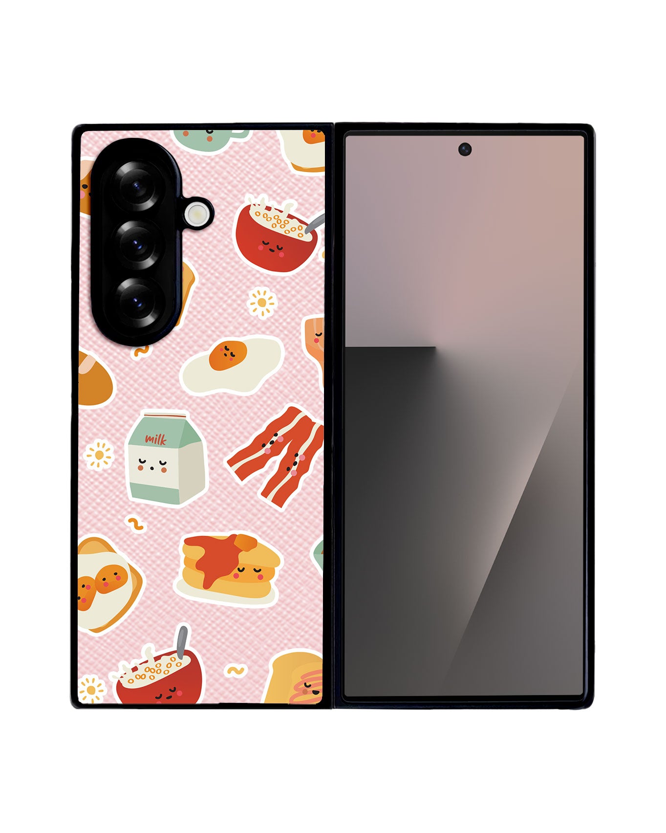 Android Flip / Fold Leather Grip - English Breakfast