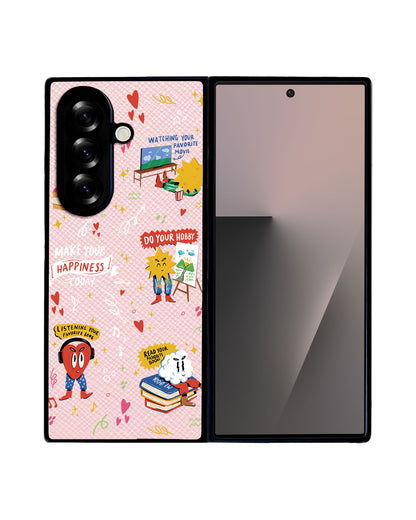 Android Flip / Fold Leather Grip - Selfless Love 1.0